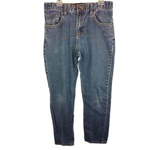 Tony Hawk Dark Wash Blue Young Men's Boys Straight-Leg Jeans 16
